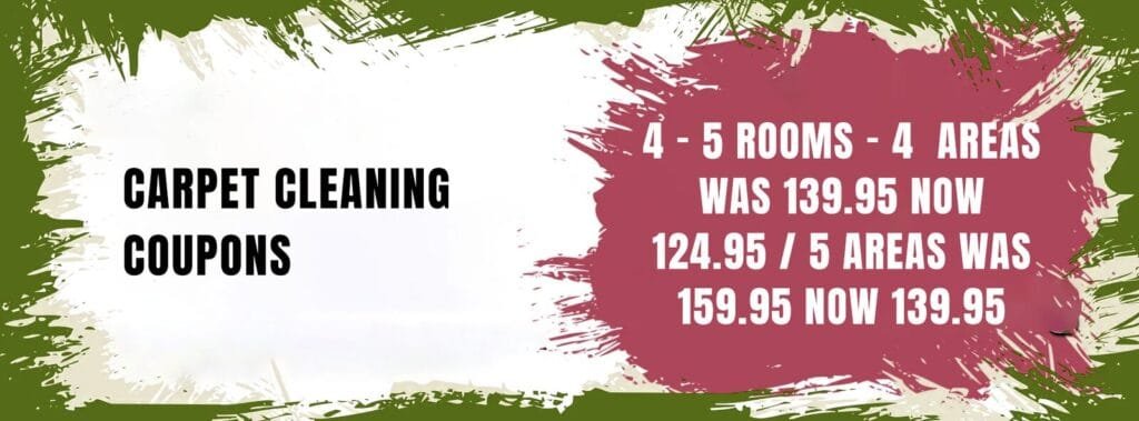 4-5 rooms Carpet Clean 124.95 to 139.95