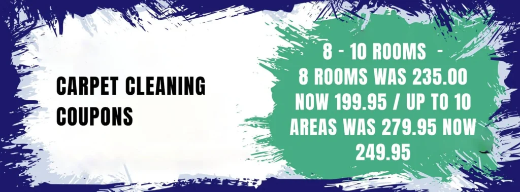 8 to 10 area carpet cleaning coupon in Indianapolis