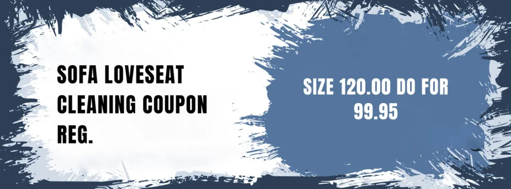 Standard sofa and loveseat upholstery cleaning coupon