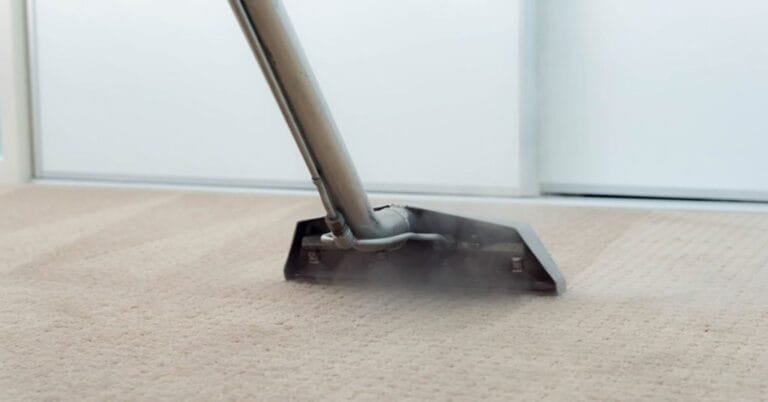 steam clean carpet up close before after