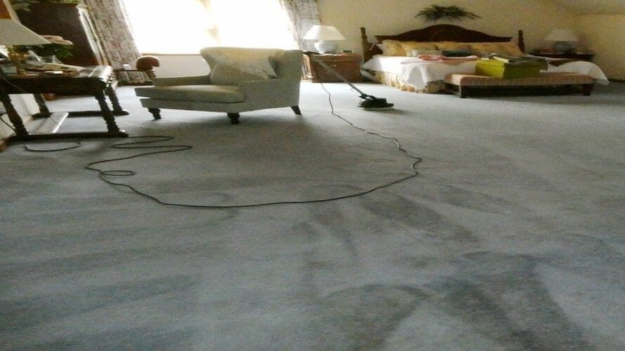 deep scrub room in attic area after