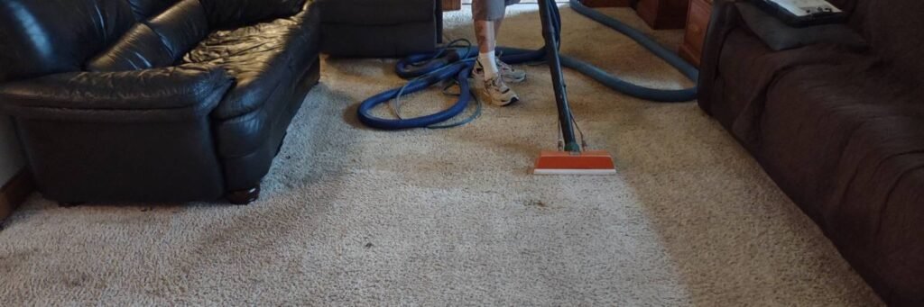 very bad carpet stined befoore after